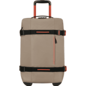 American Tourister Urban Track Duffle with wheels Beige/Orange