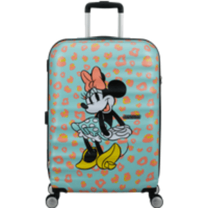 American Tourister Disney Wavebreaker Medium Check-in Minnie Pastel Dots