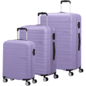 American Tourister High Turn Luggage set Matt Lavender