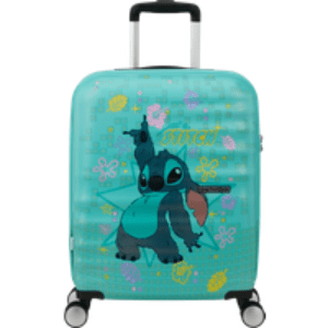 American Tourister Disney Wavebreaker Cabin luggage Stitch Flower