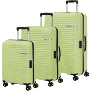 American Tourister Liftoff Luggage set Sunny Lime