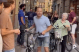 WATCH: Dutch bicycle tourists clash with locals in Valencia old town as anti-tourism anger boils over once again 